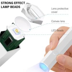 لاک خشک کن فوری مدل UV دار قابل حمل