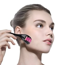 درمارولر ماساژ صورت و پوست سر 540 سوزن تیتانیومی