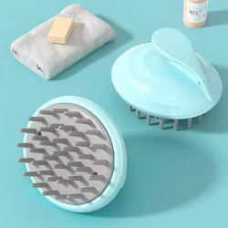 برس شستشو و ماساژ سیلیکونی پوست سر